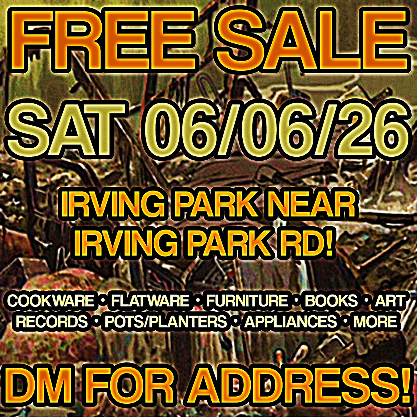 FREE SALE • IRVING PARK