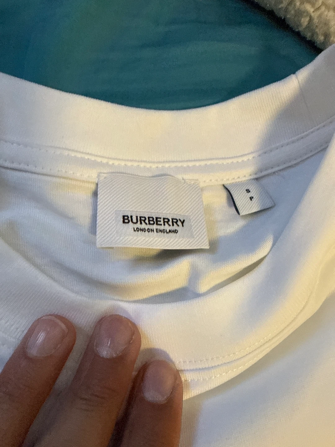 Burberry London England White T-Shirt Size S - photo 2