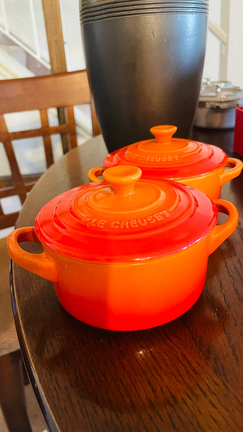 Le Creuset Cocottes - Set of 2 Orange