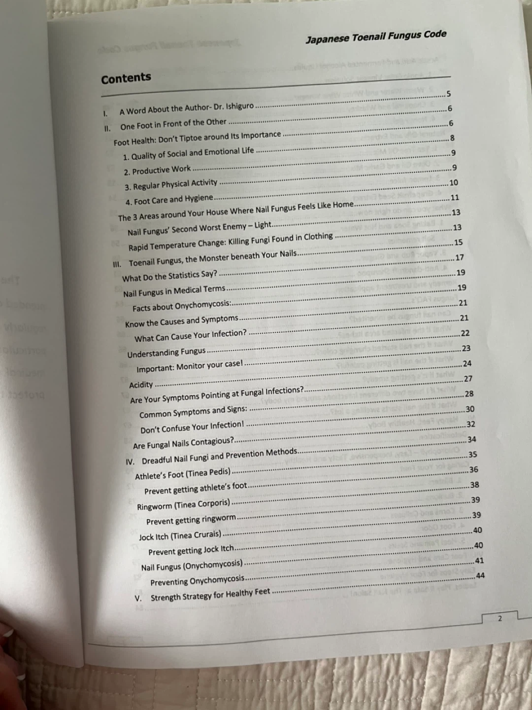 Japanese Toenail Fungus Code Book - photo 2