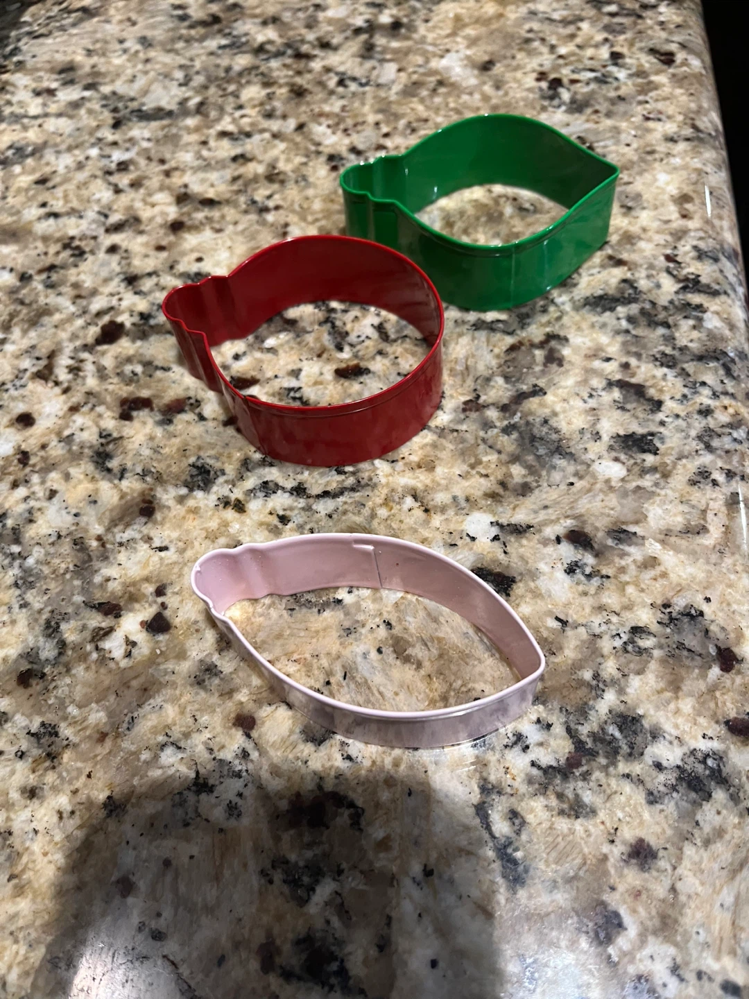 Set of 3 Christmas Light Bulb Cookie Cutters