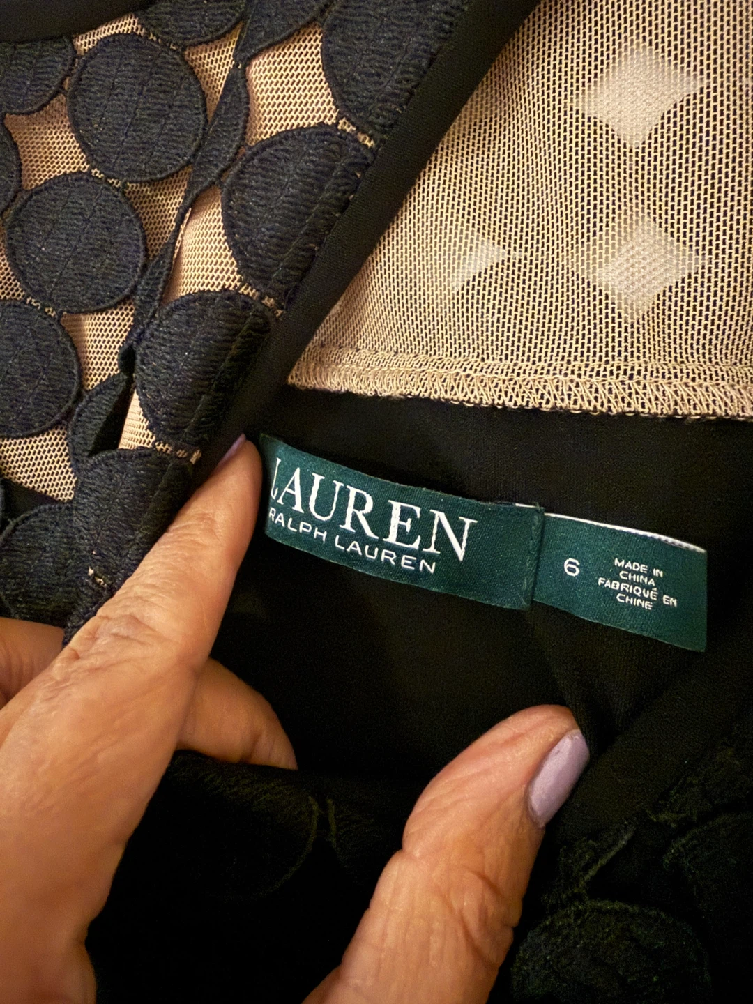 Lauren Ralph Lauren Black Lace Dress - photo 5