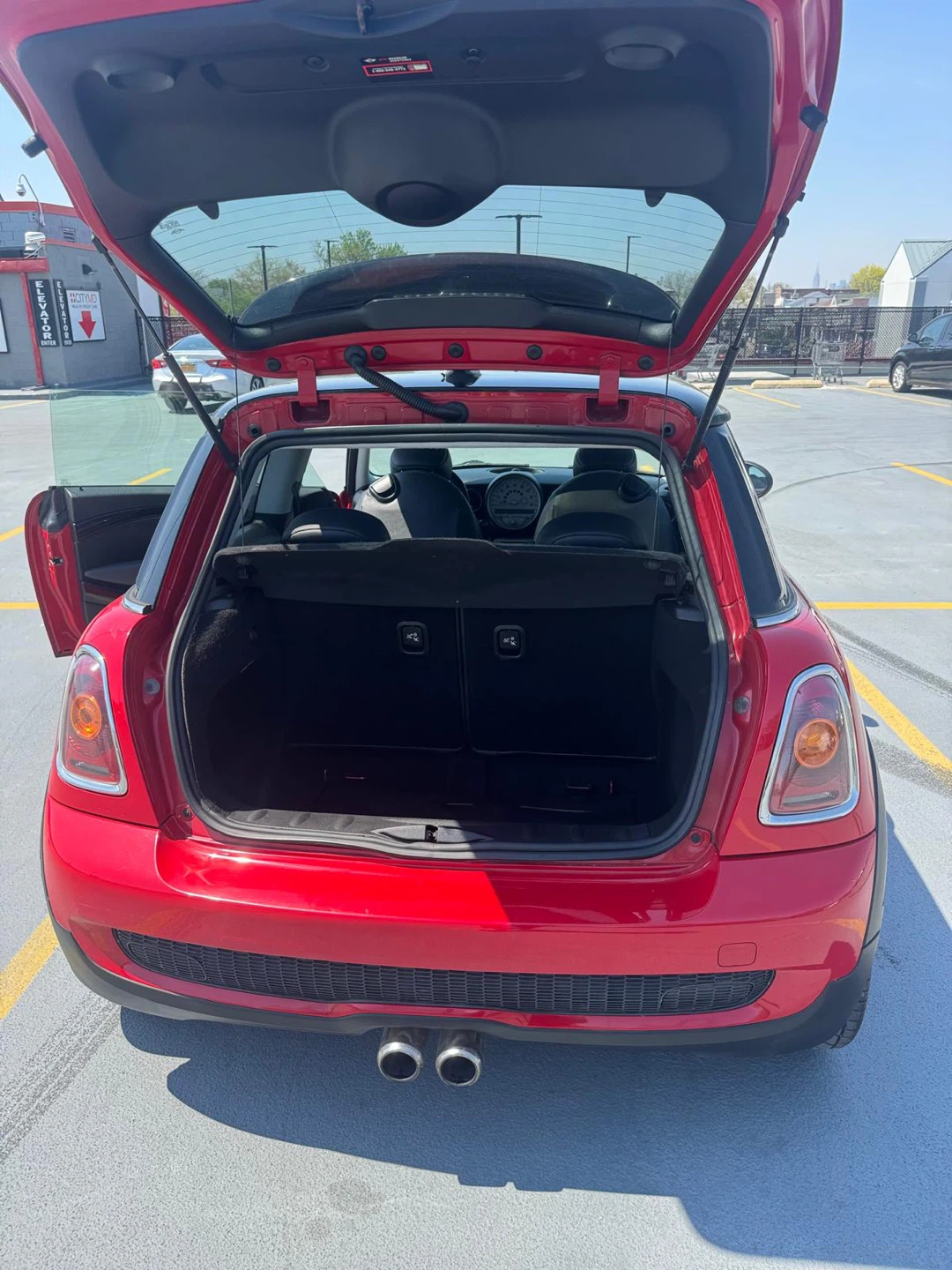 Red Mini Cooper Hardtop