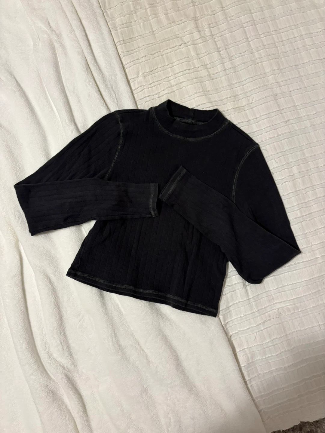 American Eagle Mock Neck Long Sleeve