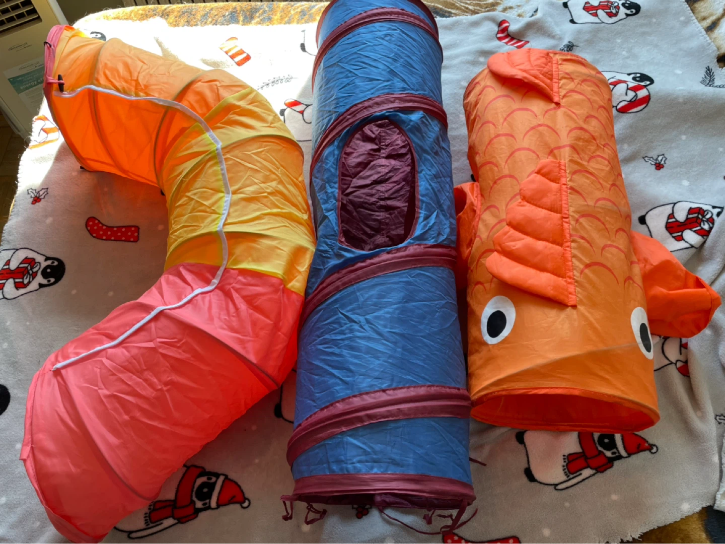 Cat Tunnels Toys Lot