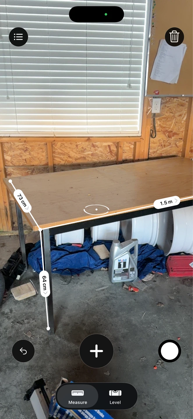 Wooden top desk with metal legs - photo 3