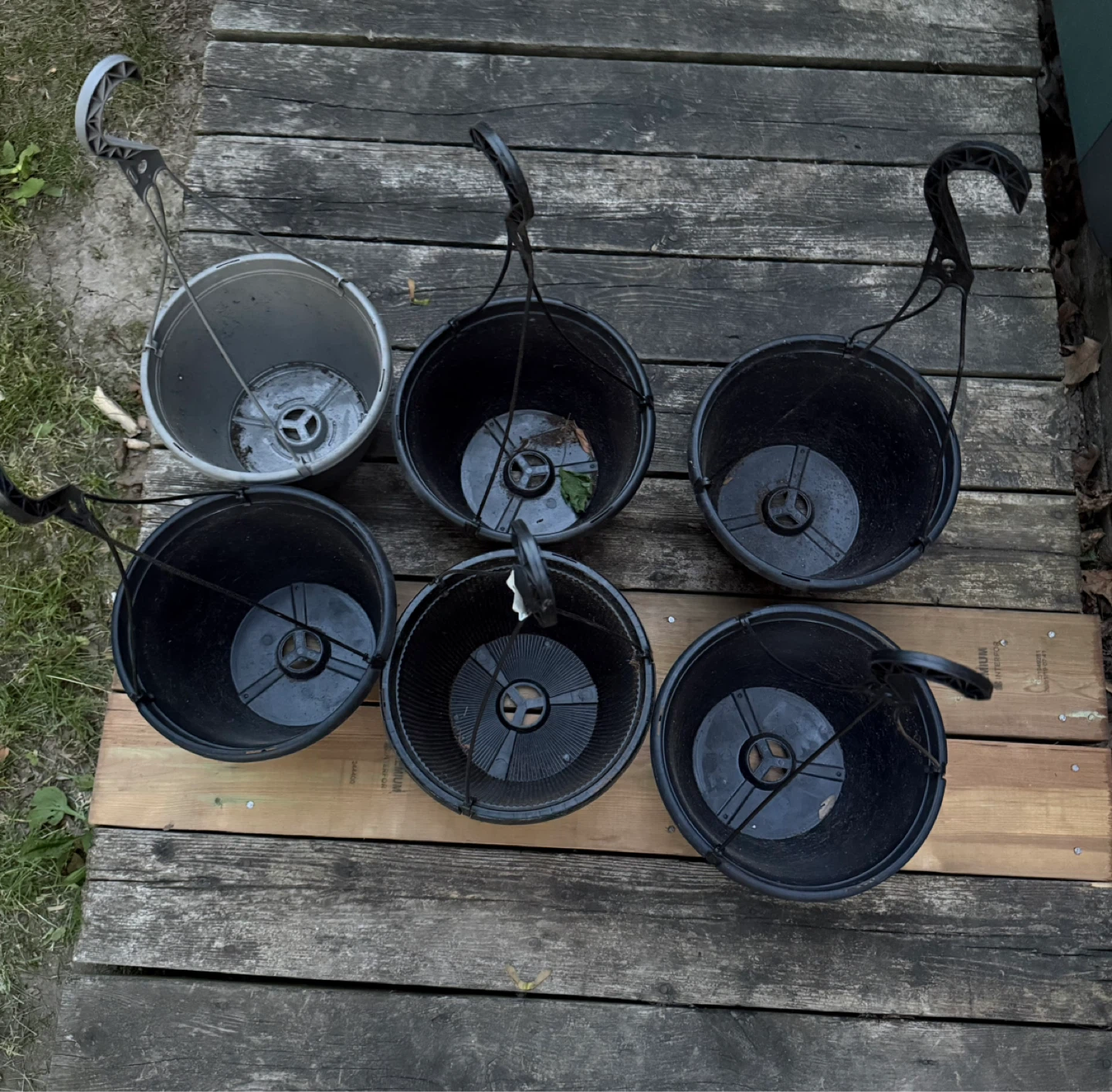 8 pcs plastic hanging basket plant pot - 11 inches - photo 2