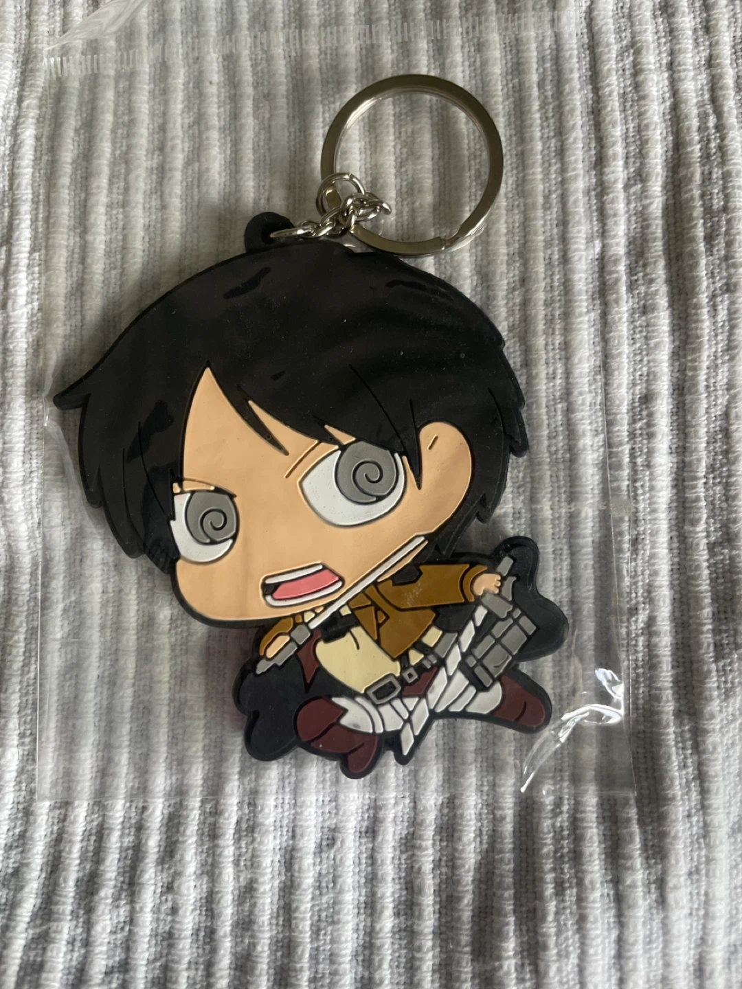Attack on Titan Chibi Keychains Eren Mikasa Set - photo 3