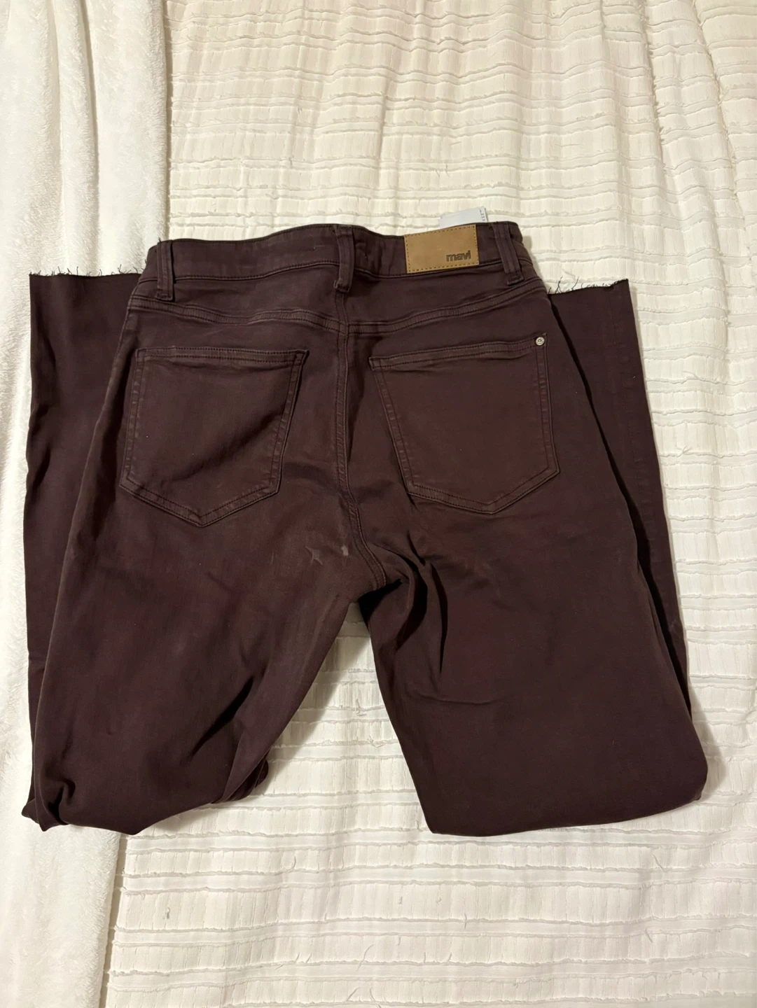 Mavi Burgundy high-rise Straight Pants - photo 2