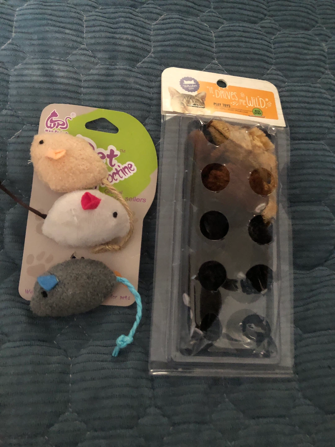 New 7 pcs ,Whisker Mates and Go Cat Play Toys