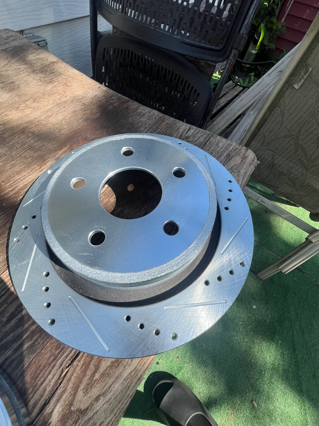Detroit Axle Drilled Slotted Brake Rotors - photo 2