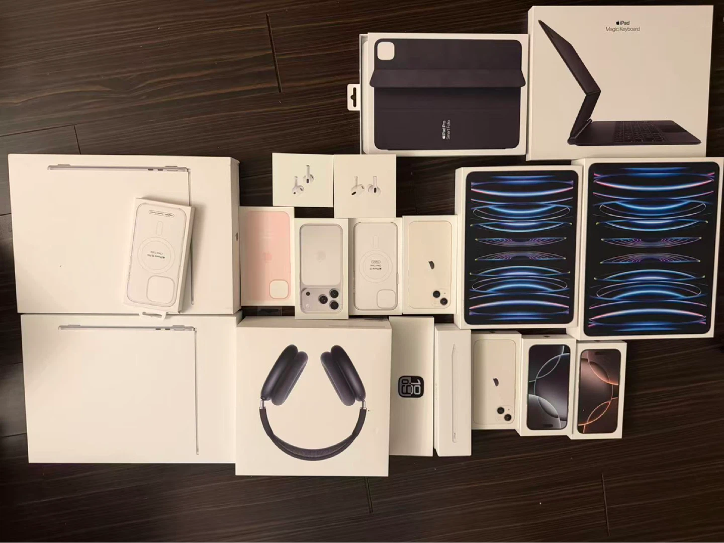 Apple original boxes (for iPhone, iPad, MacBook, AirPods, etc.)