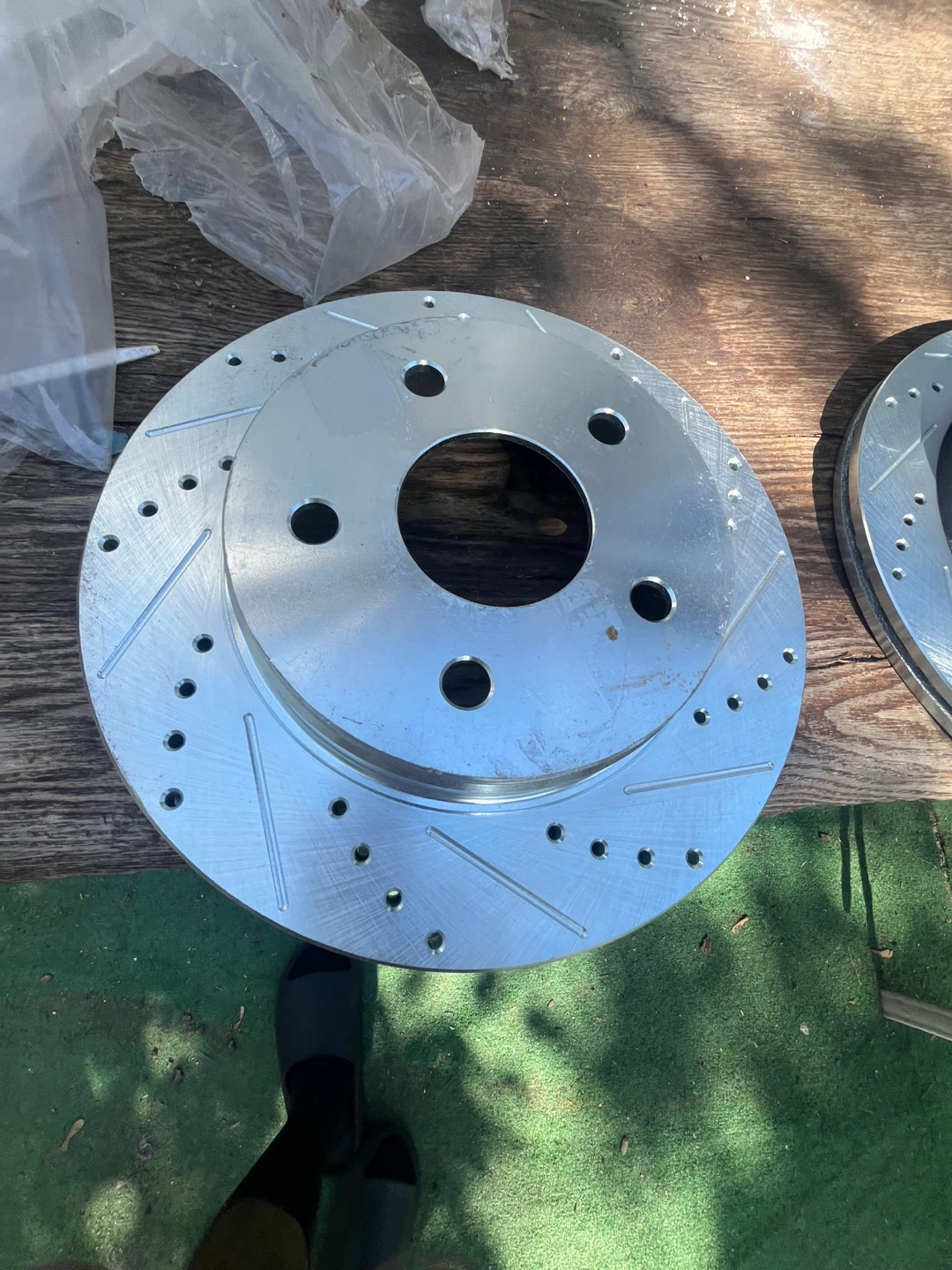 Detroit Axle Drilled Slotted Brake Rotors - photo 4
