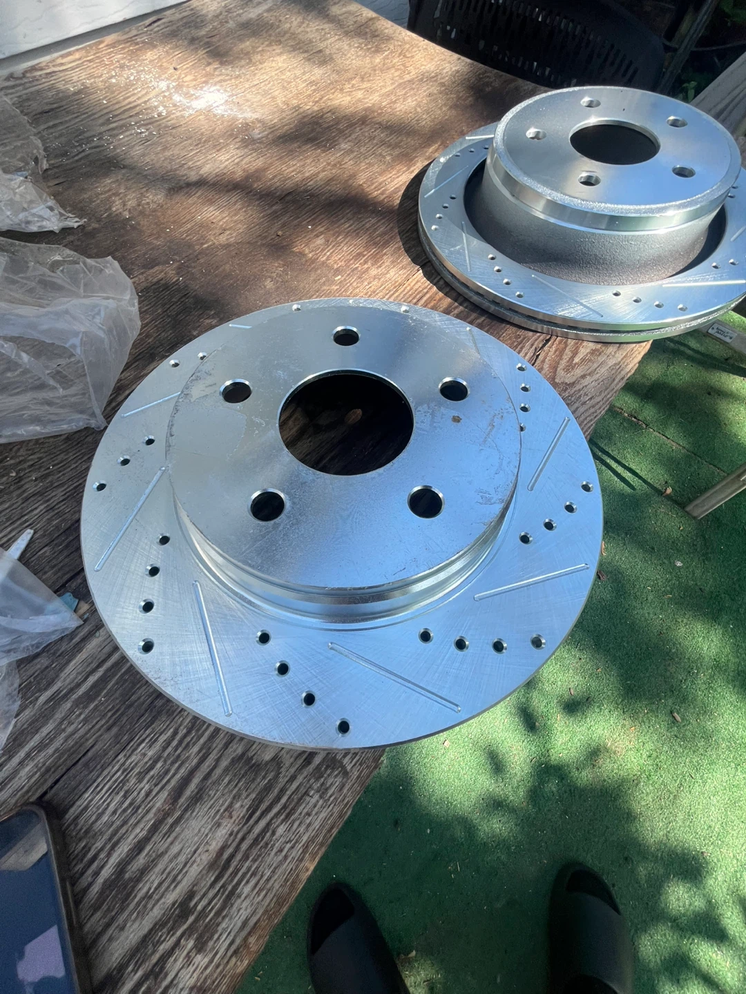 Detroit Axle Drilled Slotted Brake Rotors - photo 5