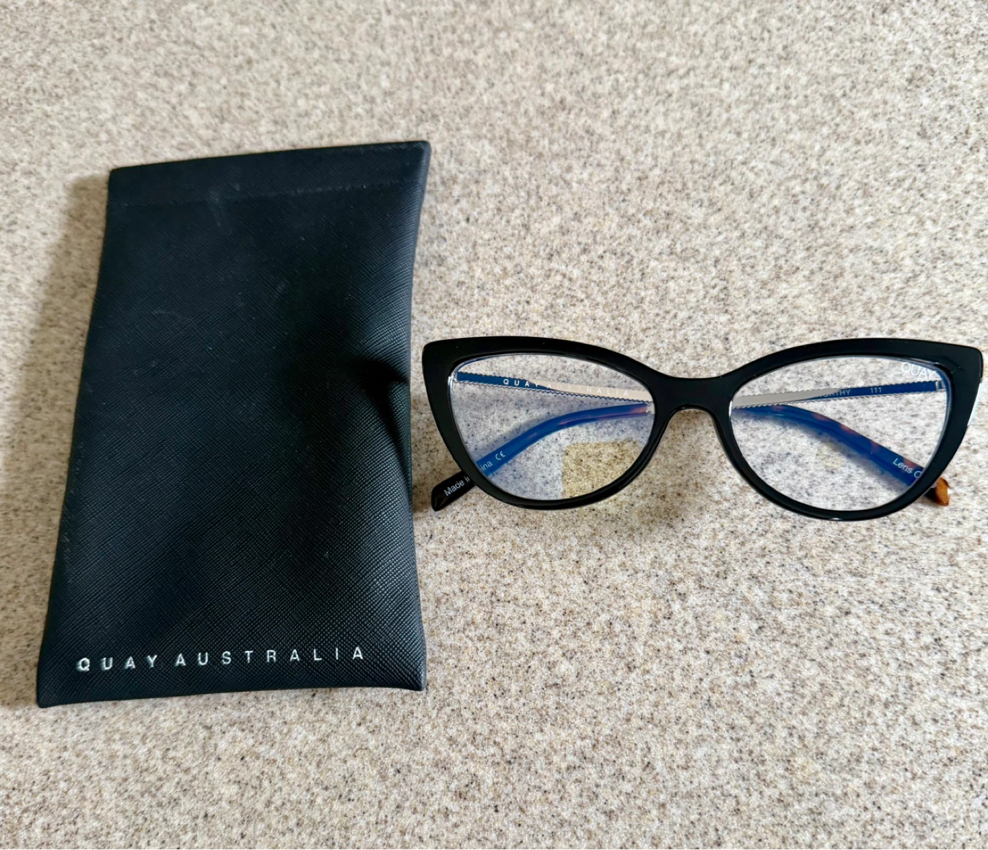 Quay Australia Blue Blocker Glasses