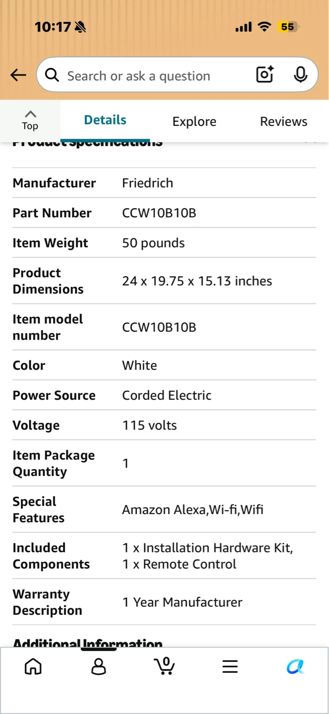 [Brand New] Friedrich 15,000 BTU Window / Wall AC Unit - photo 2