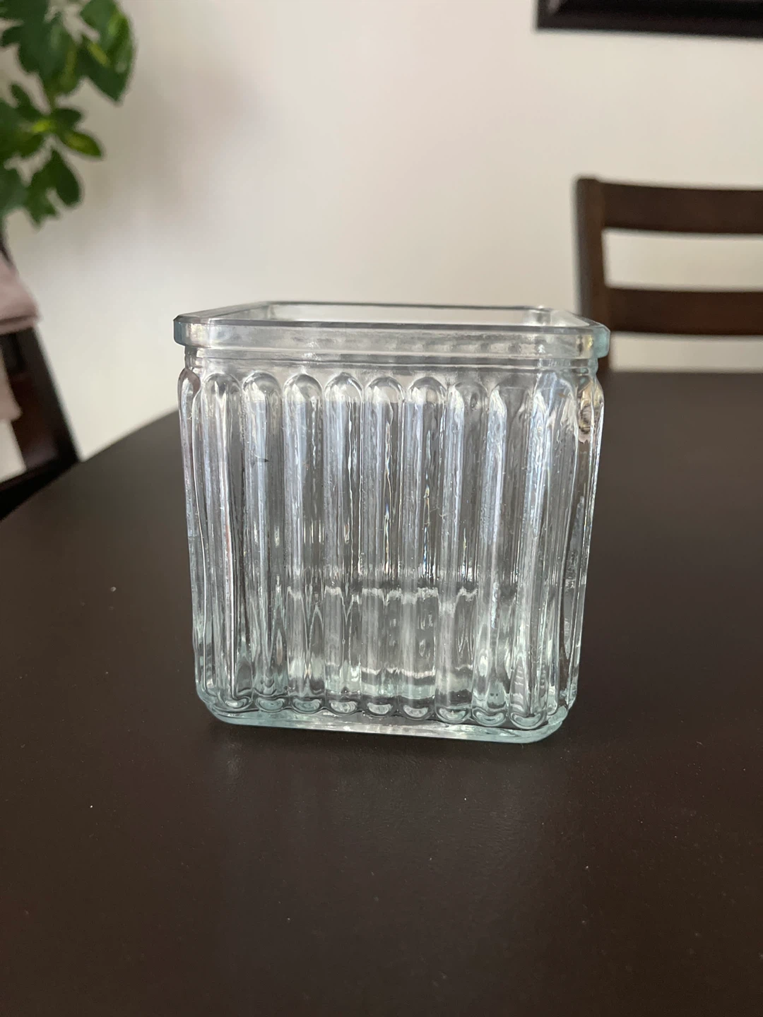 Glass Square Vase