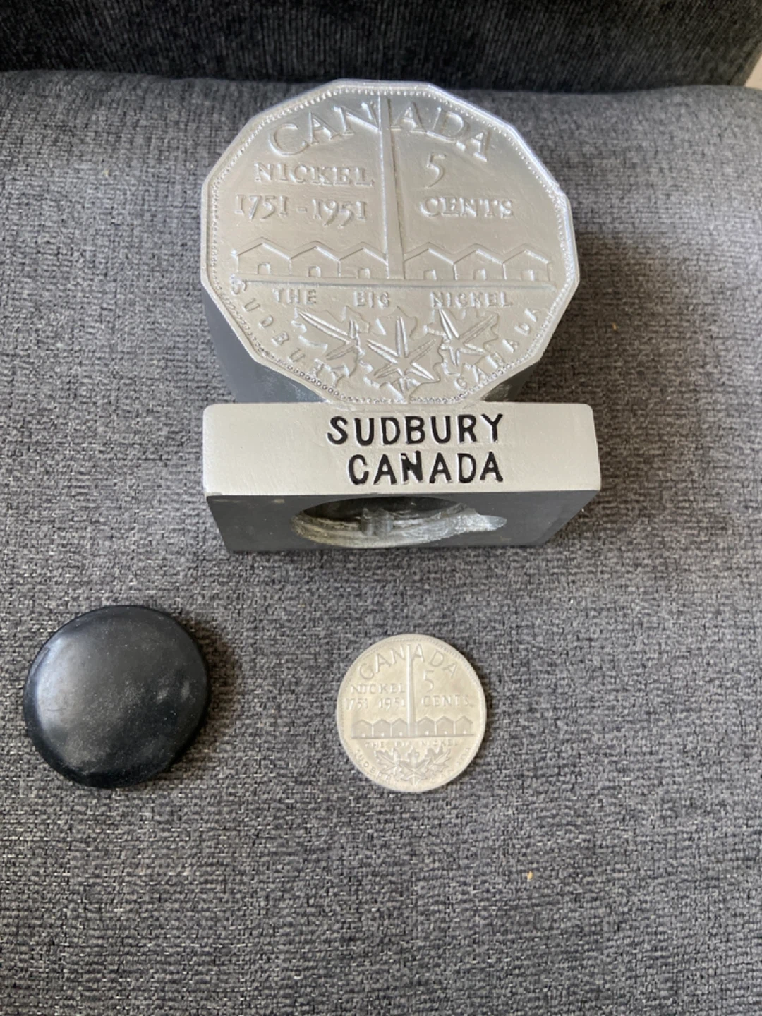 Big Nickel Sudbury Canada Coin Bank
