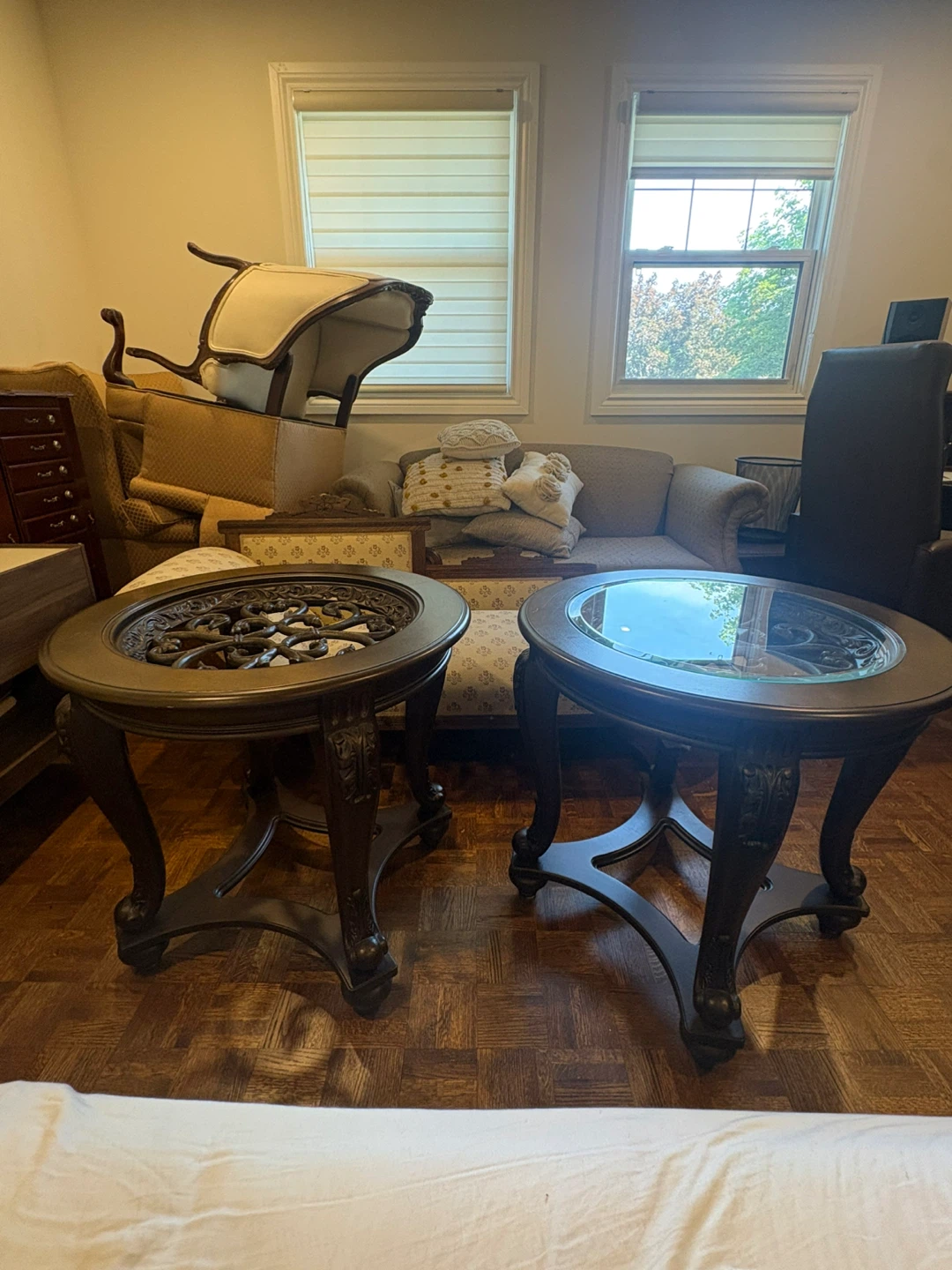 Ashley Furniture Norcastle Round End Table Set - photo 5