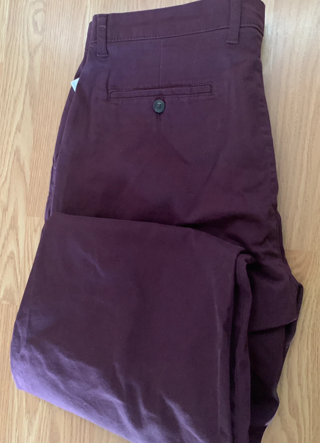 Amazon Essentials Burgundy Chinos Size 36W x 34L - photo 2