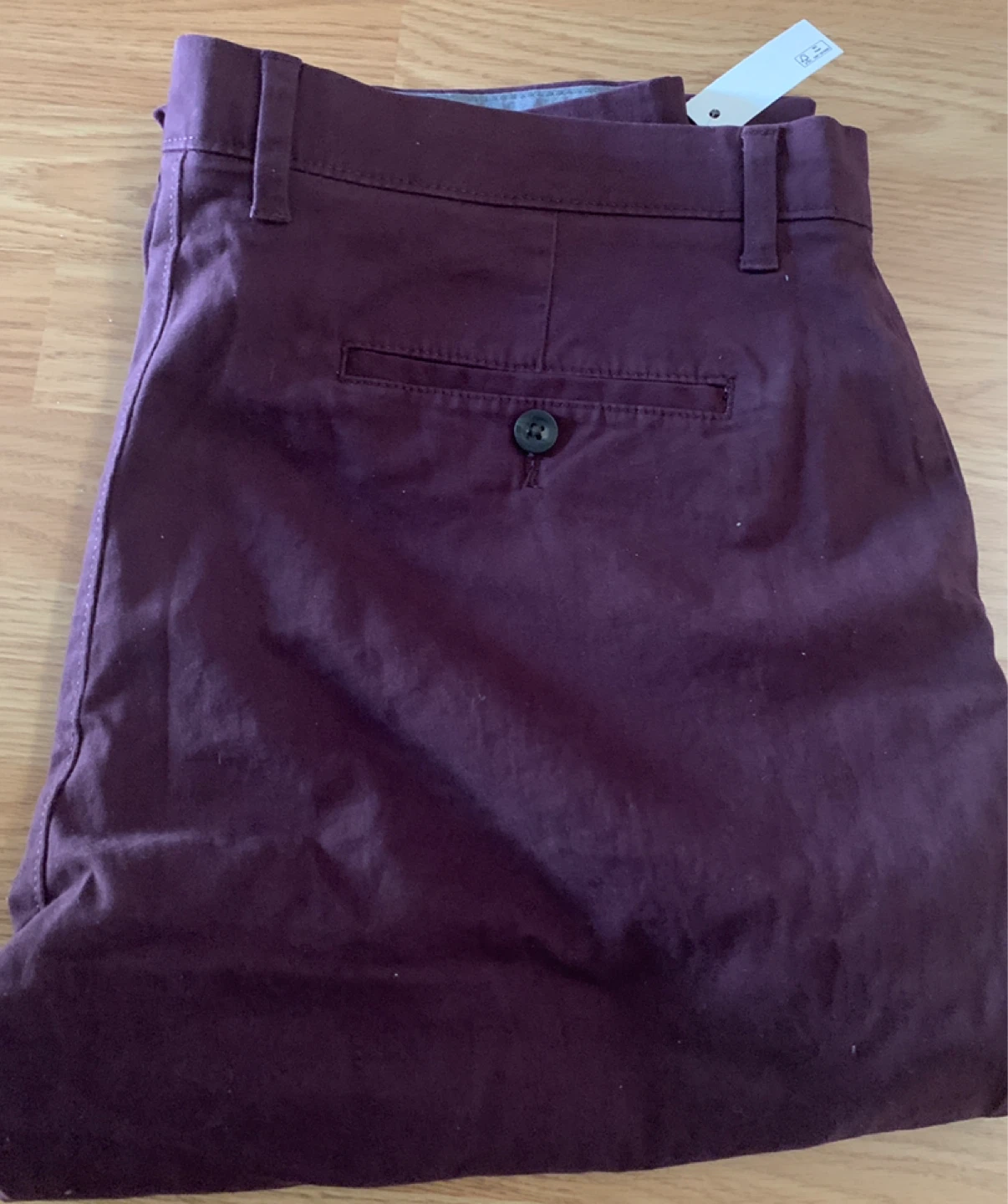 Amazon Essentials Burgundy Chinos Size 36W x 34L - photo 4