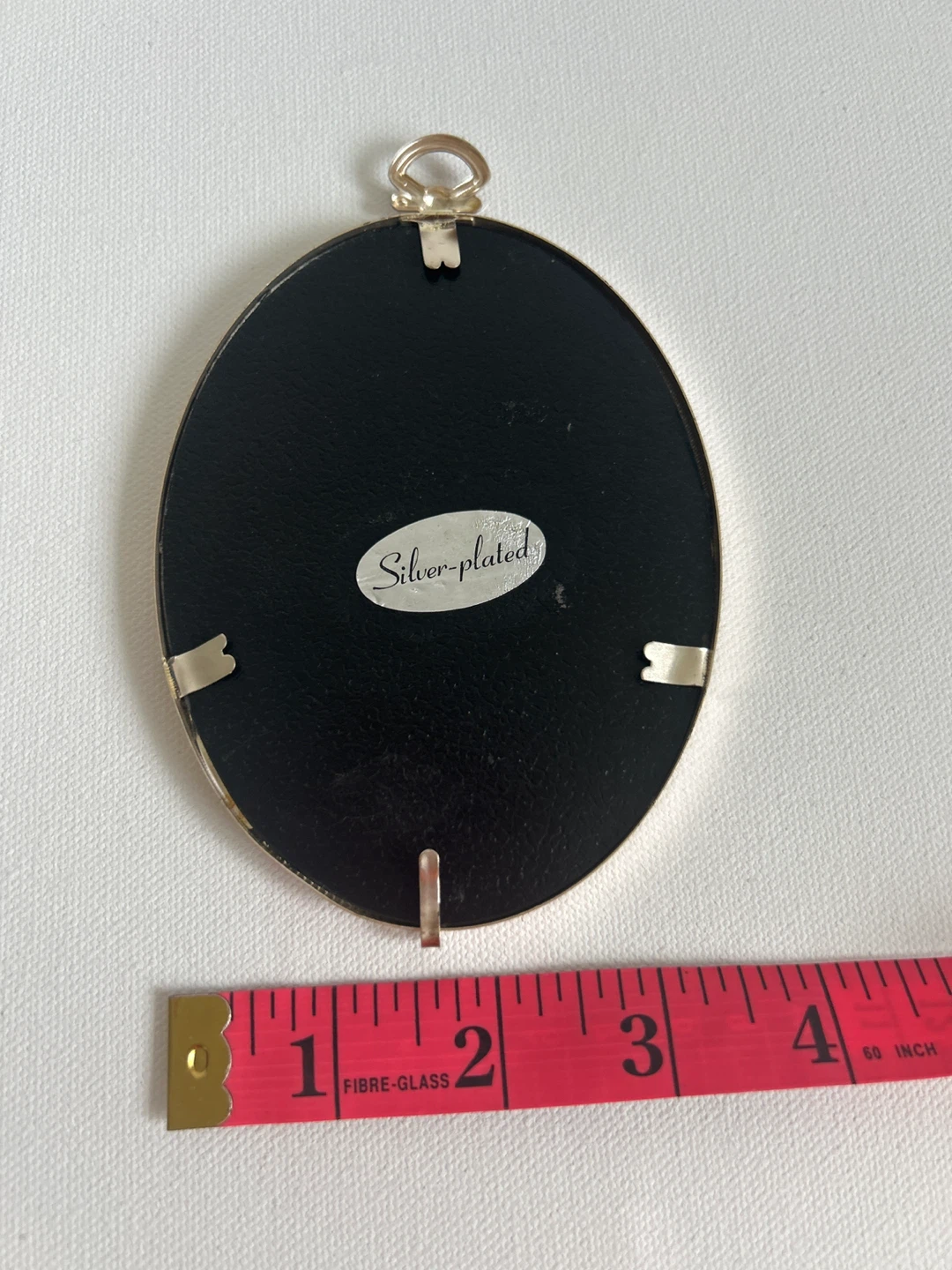 Vintage Silver-Plated Portrait Miniature - photo 2