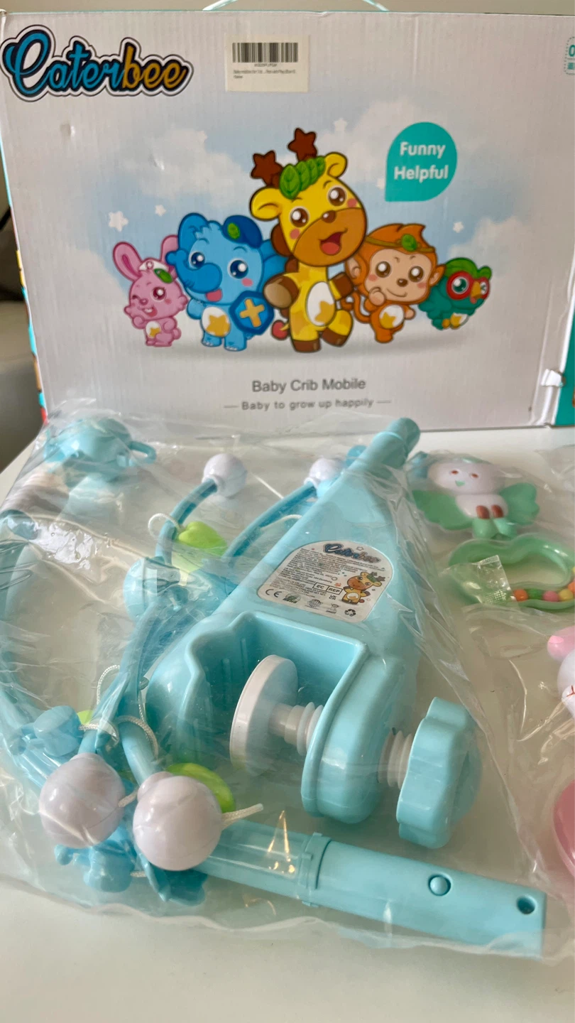 Baby Crib Toy with lights and music and rotating - photo 3
