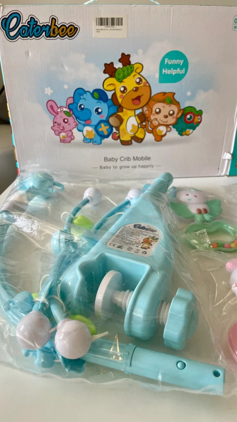 Baby Crib Toy with lights and music and rotating - photo 3