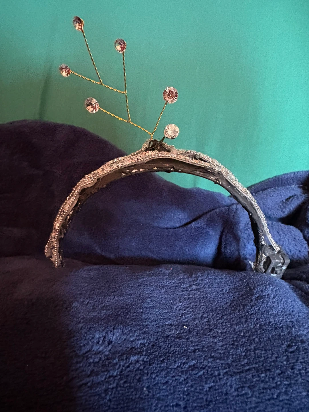 Sparkly Rhinestone Headband with Branch Detail - photo 4
