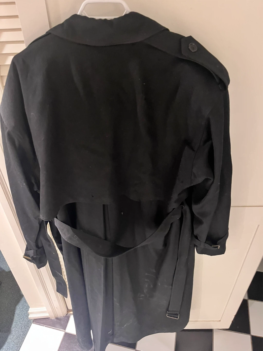 Paolo Barone Pure Virgin Wool Trench Coat - photo 3