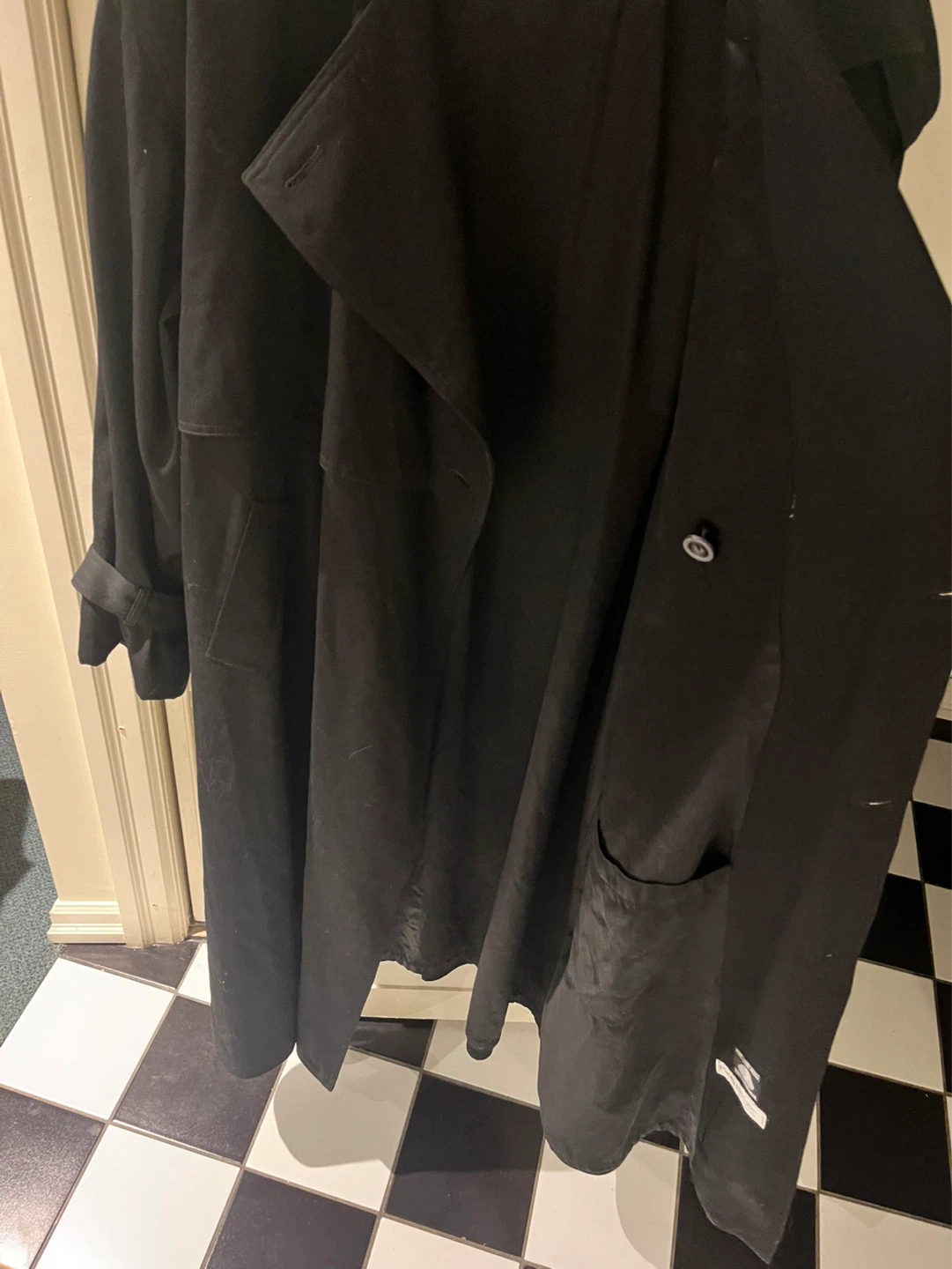 Paolo Barone Pure Virgin Wool Trench Coat - photo 2