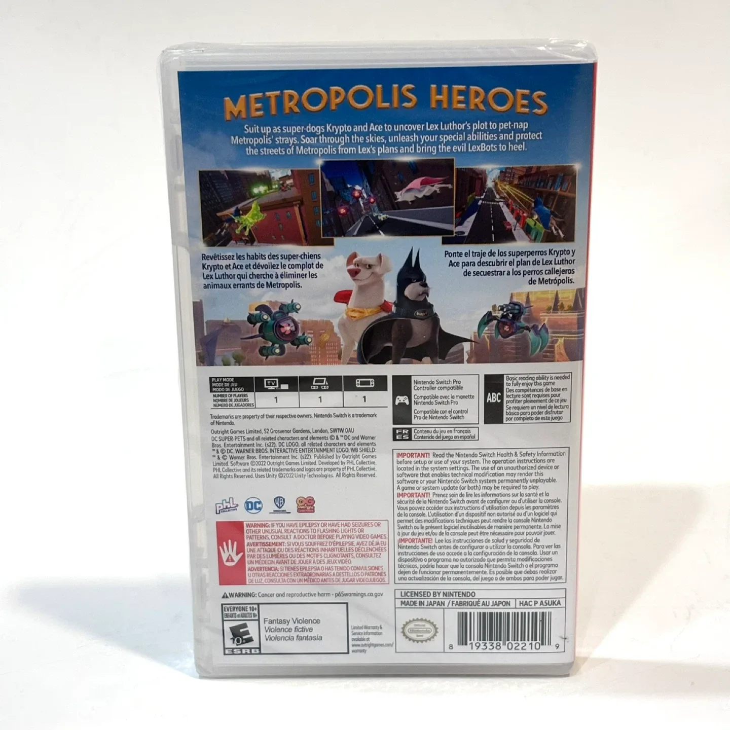 DC League of Super-Pets - Nintendo Switch - Brand New - photo 2