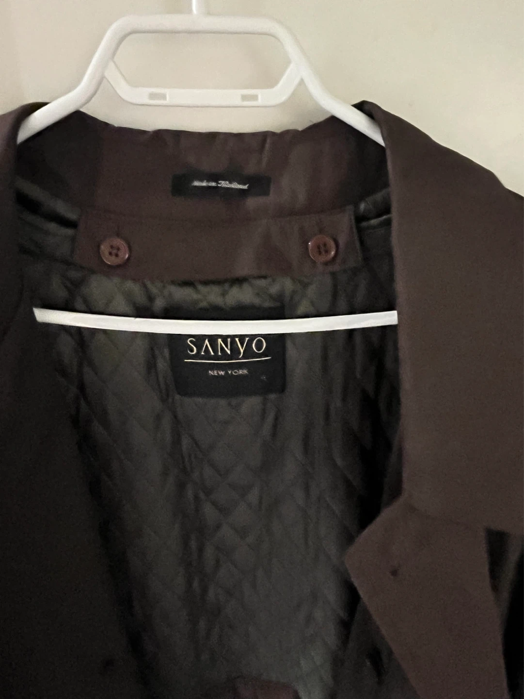 Sanyo New York Brown Trench Coat - photo 4