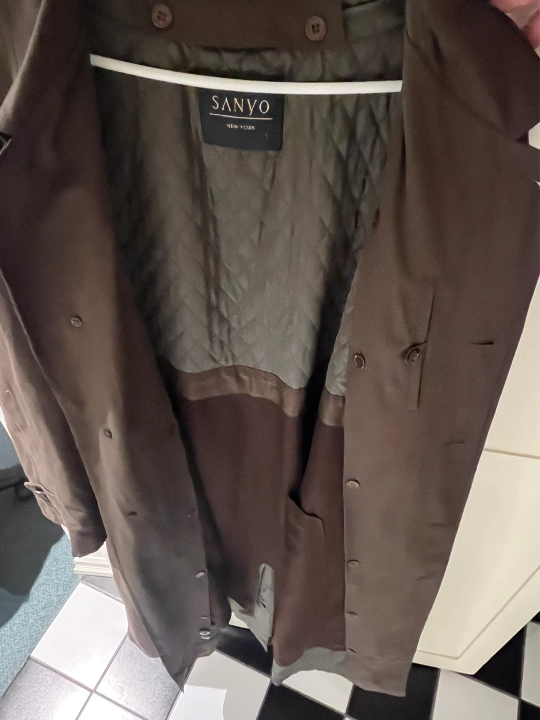 Sanyo New York Brown Trench Coat - photo 3