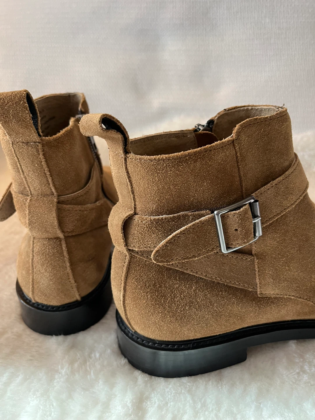 Banana Republic Suede Buckle Ankle Boots - photo 5