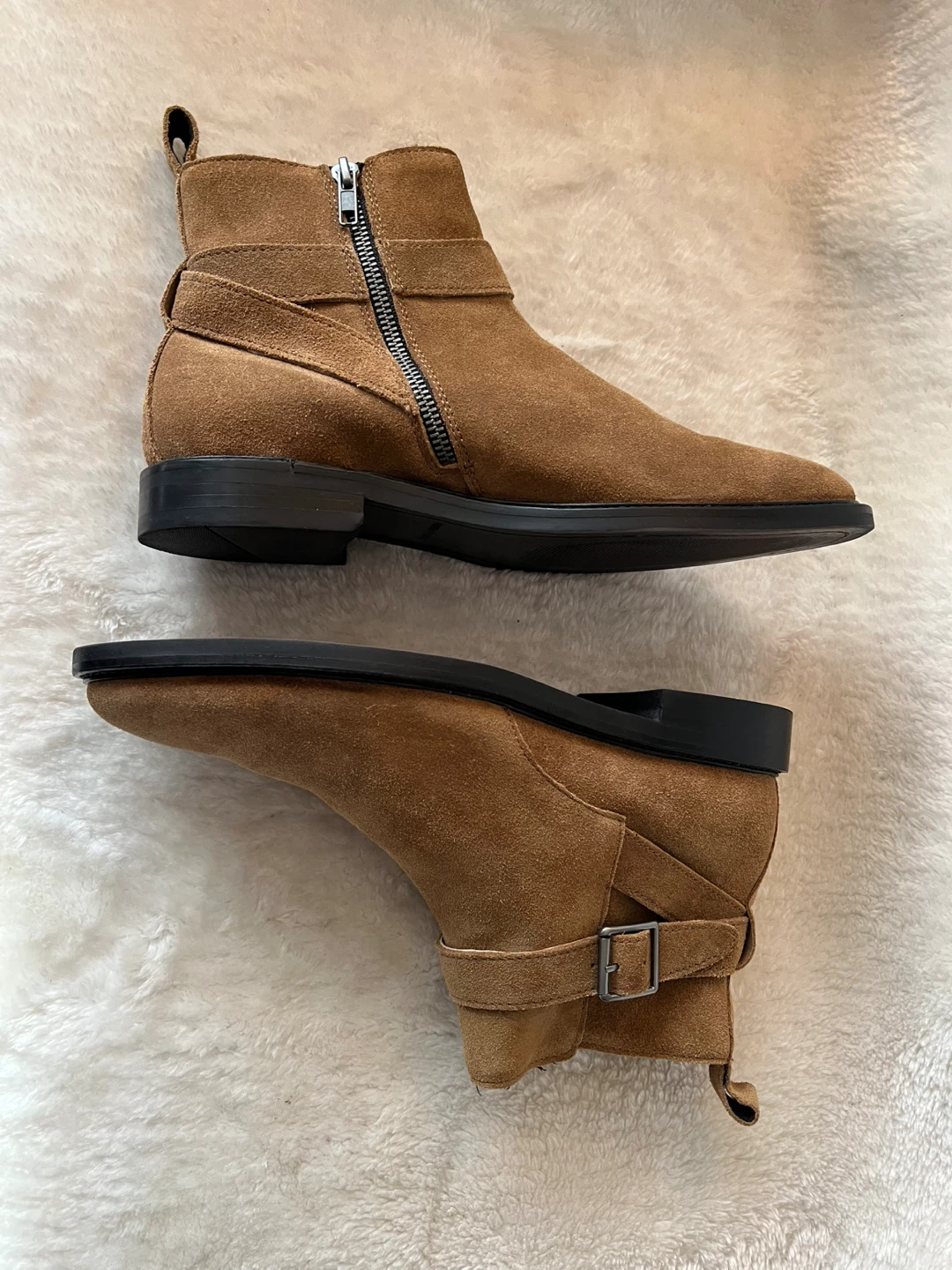 Banana Republic Suede Buckle Ankle Boots - photo 3