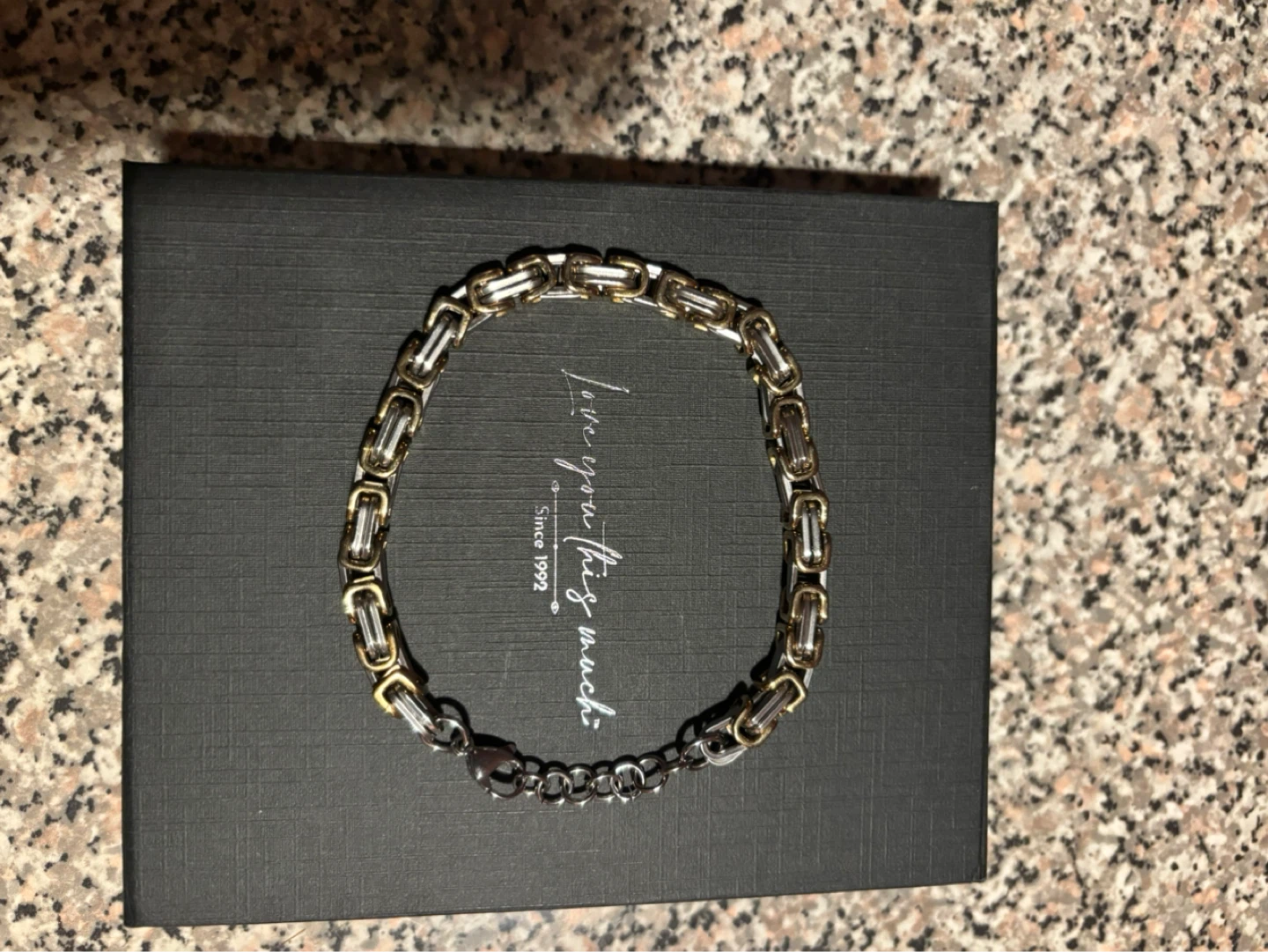 Silver and Gold Tone Chain Bracelet - photo 2