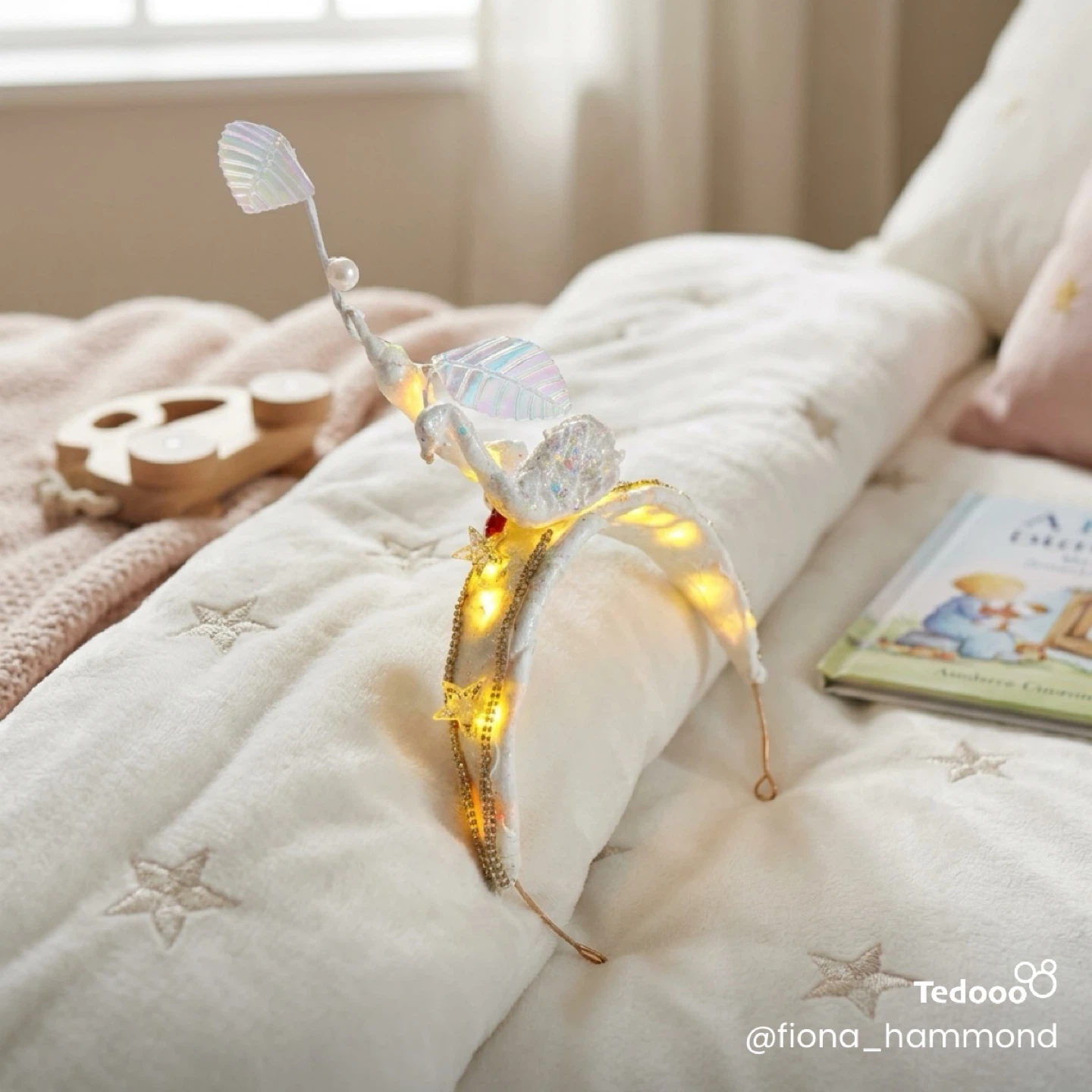 White Swan Light-Up Headband