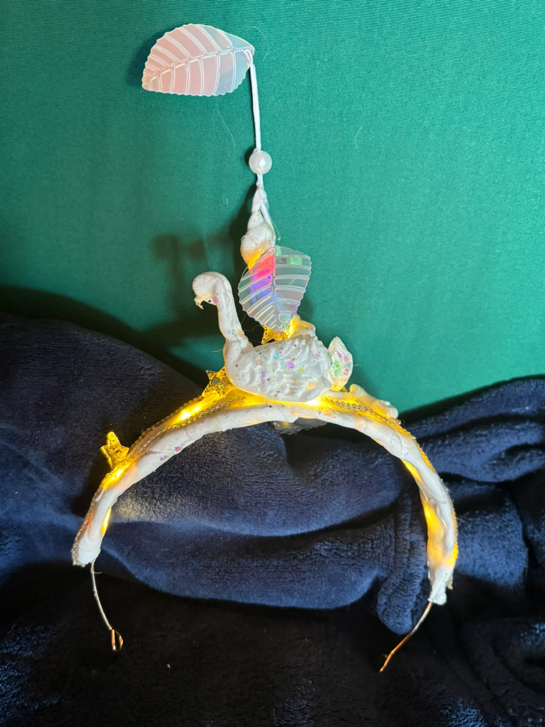 White Swan Light-Up Headband - photo 3