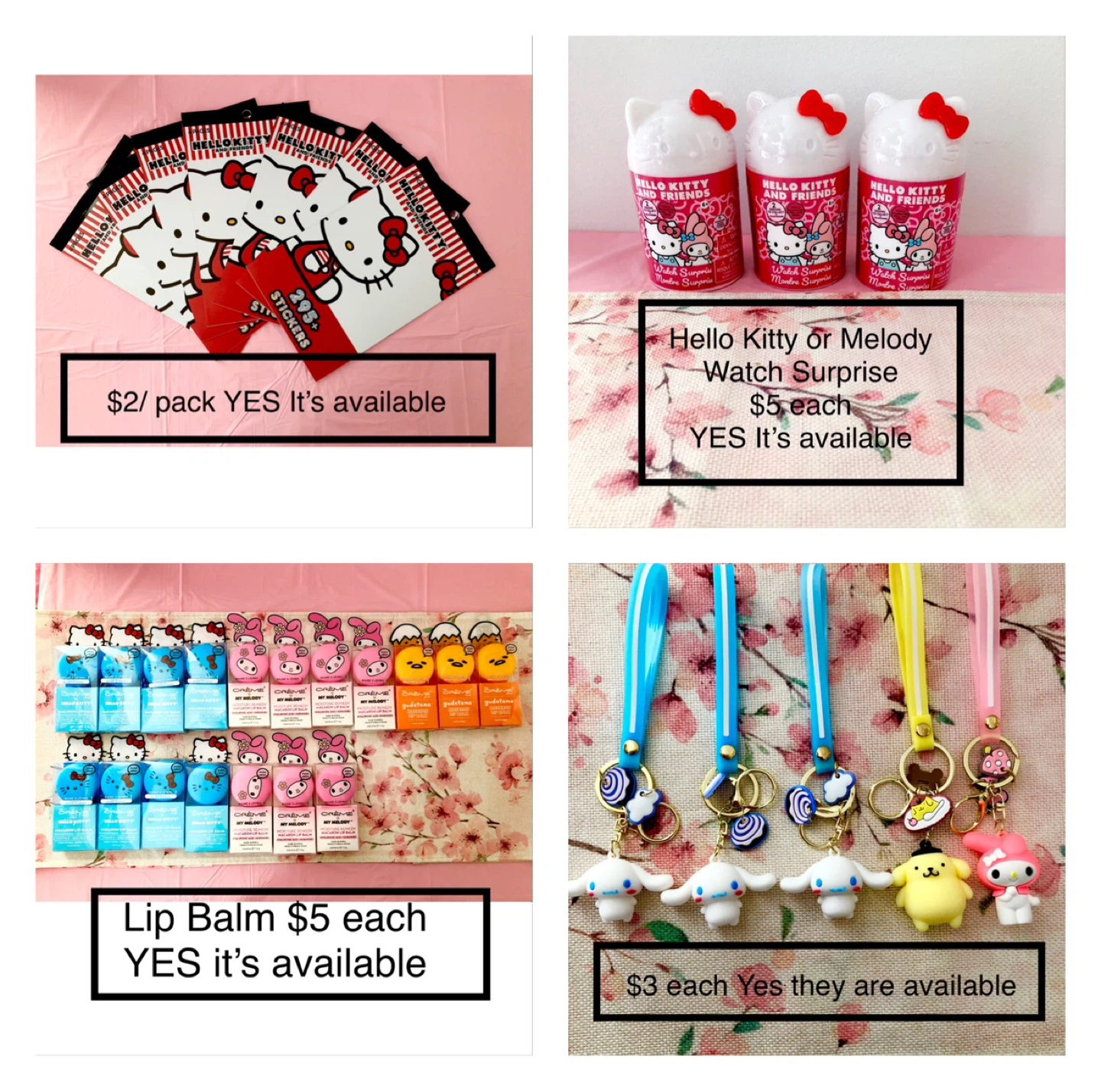 MOVING SALE Selling off all my NEW Hello Kitty