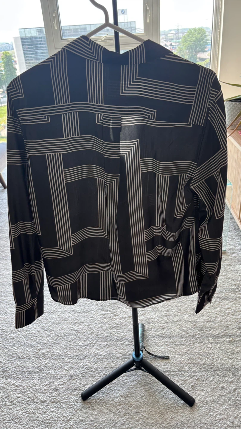 Geometric Print Button-Up Shirt M/M - photo 2