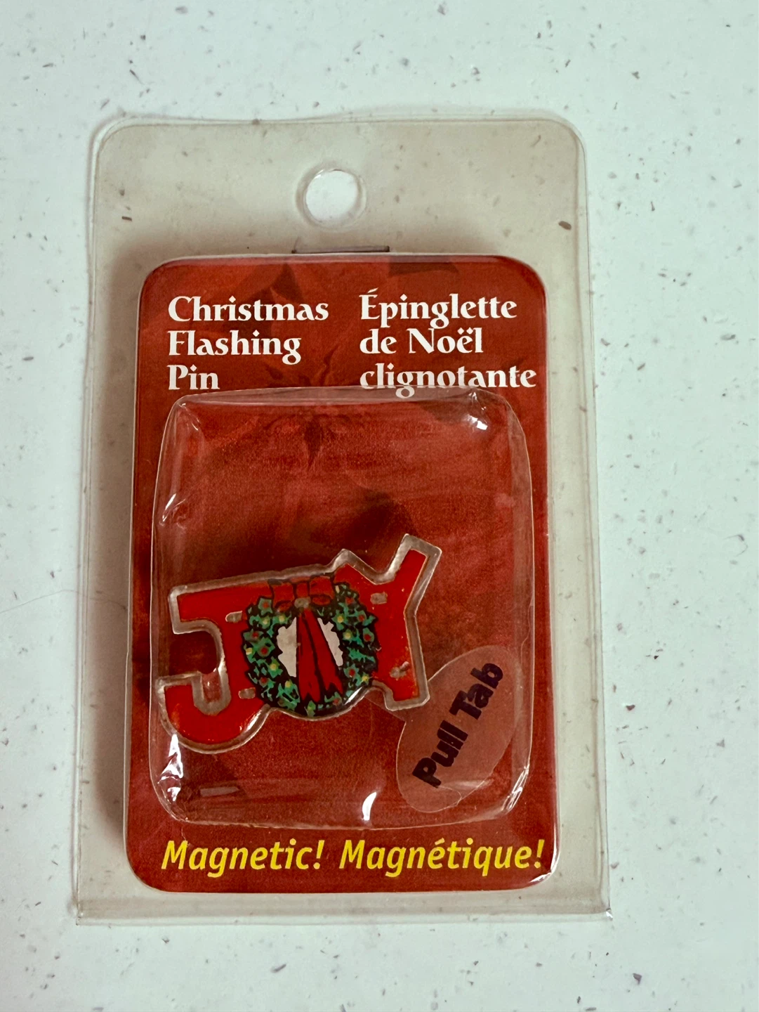 #freecycle NEW Holiday Light Up Magnetic Christmas Pin
