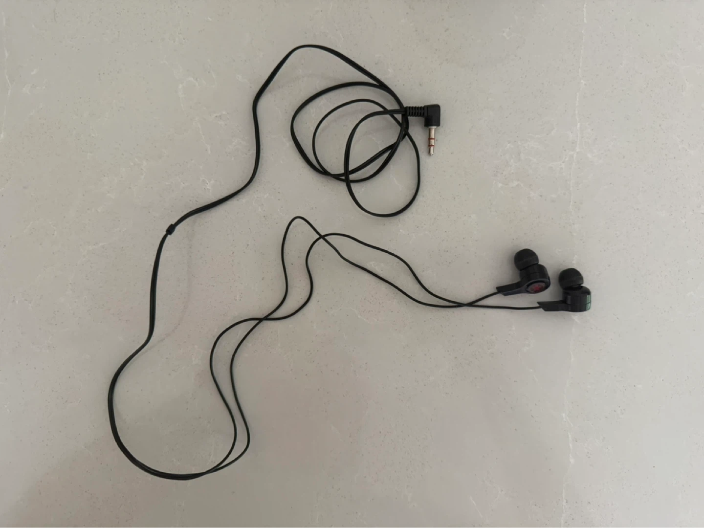 Black Earbuds from Air Canada