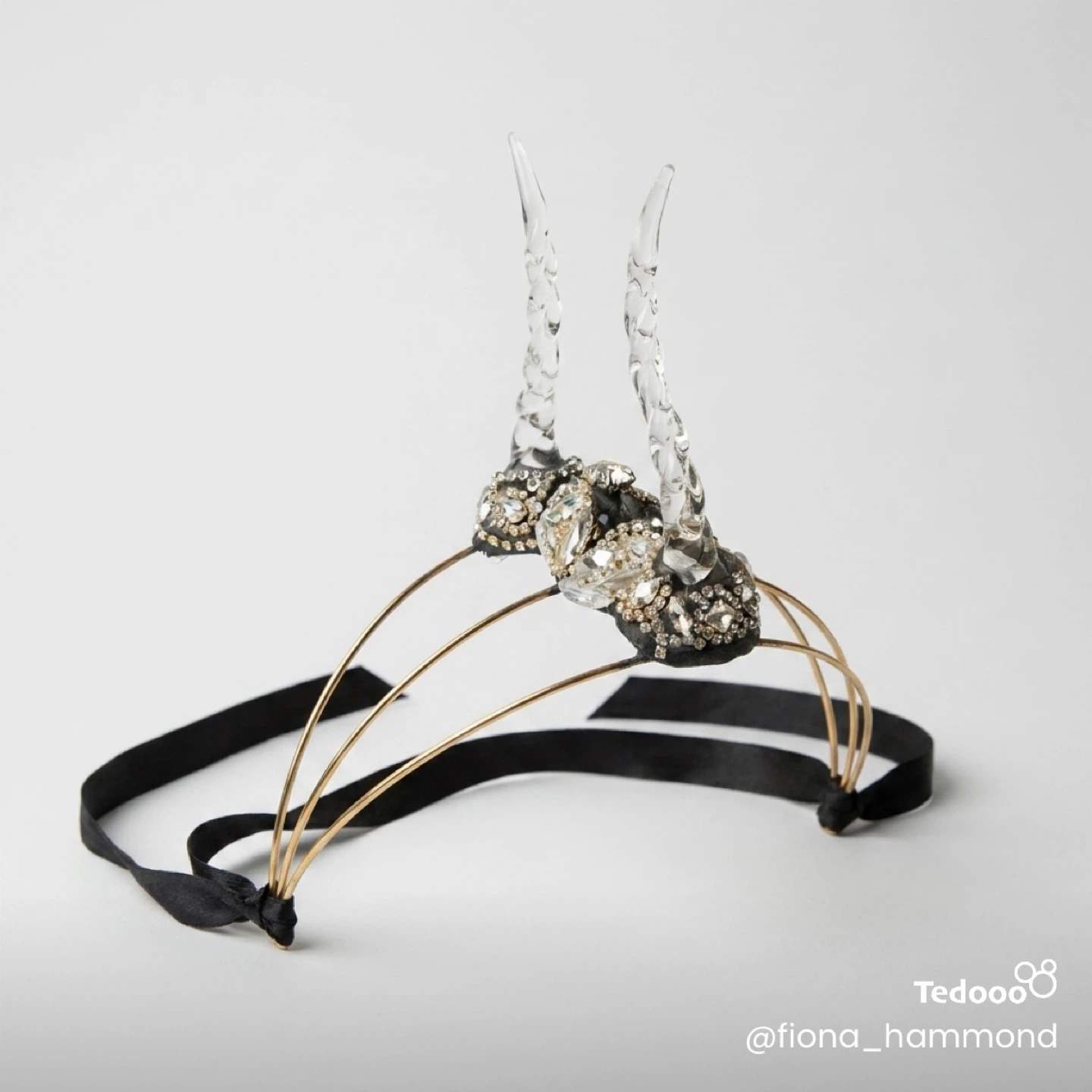Crystal Horn Headband