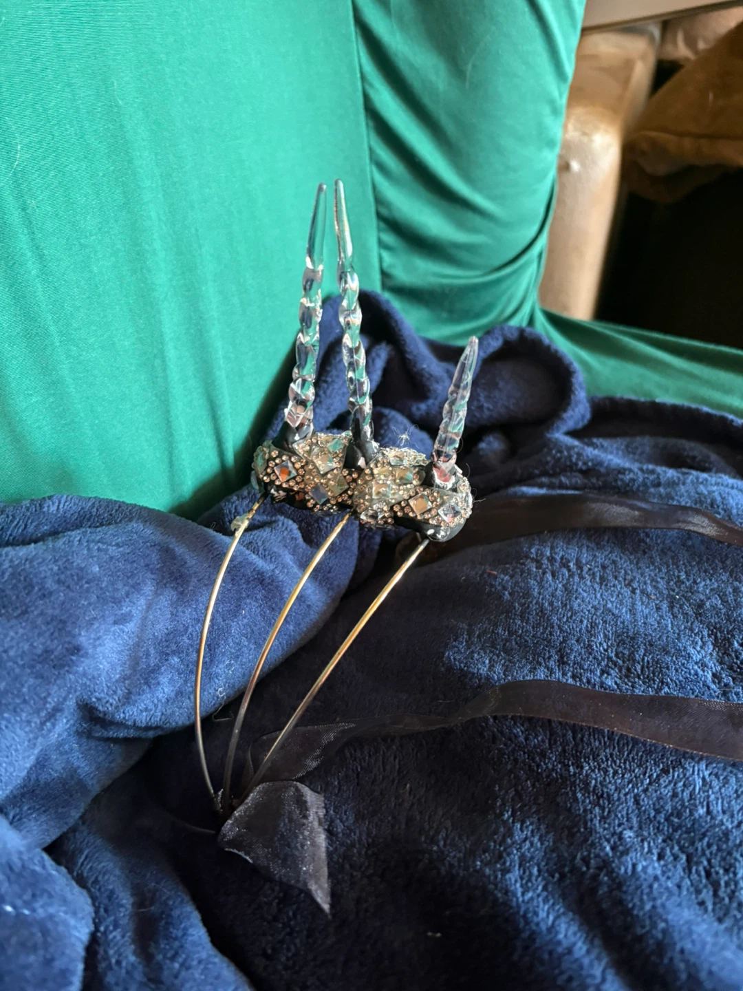 Crystal Horn Headband - photo 3