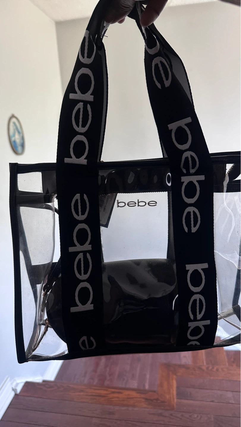 Bebe Clear Tote Bag