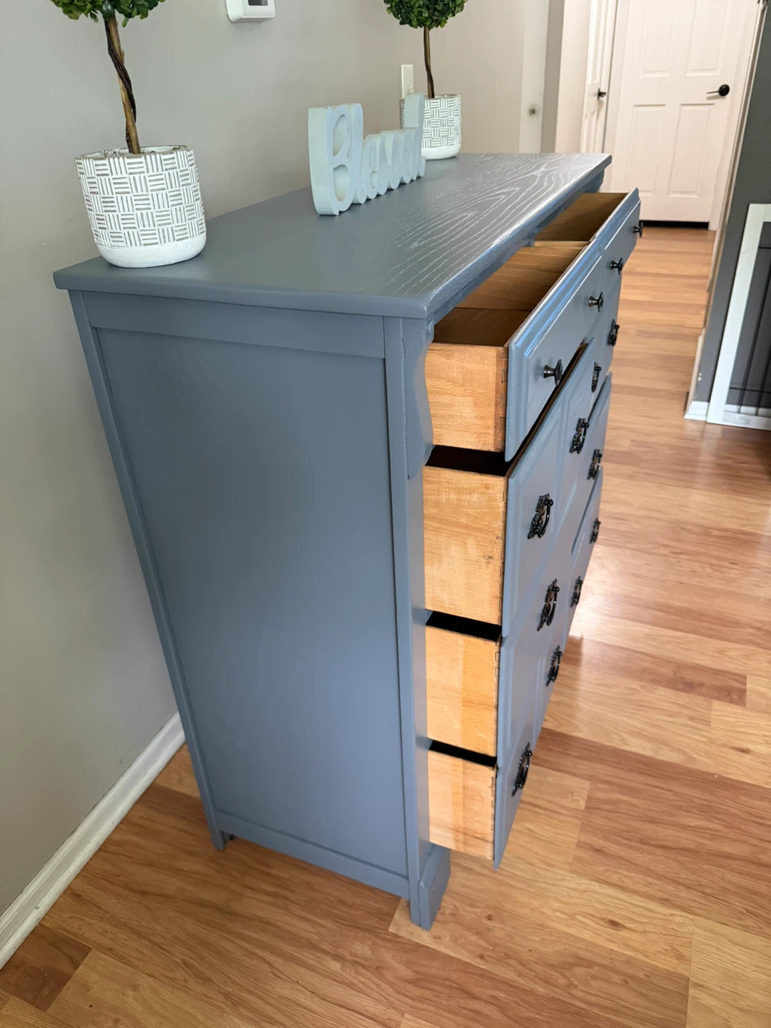 ✨🩶Gorgeous solid oak chest of drawers🩶✨ - photo 4