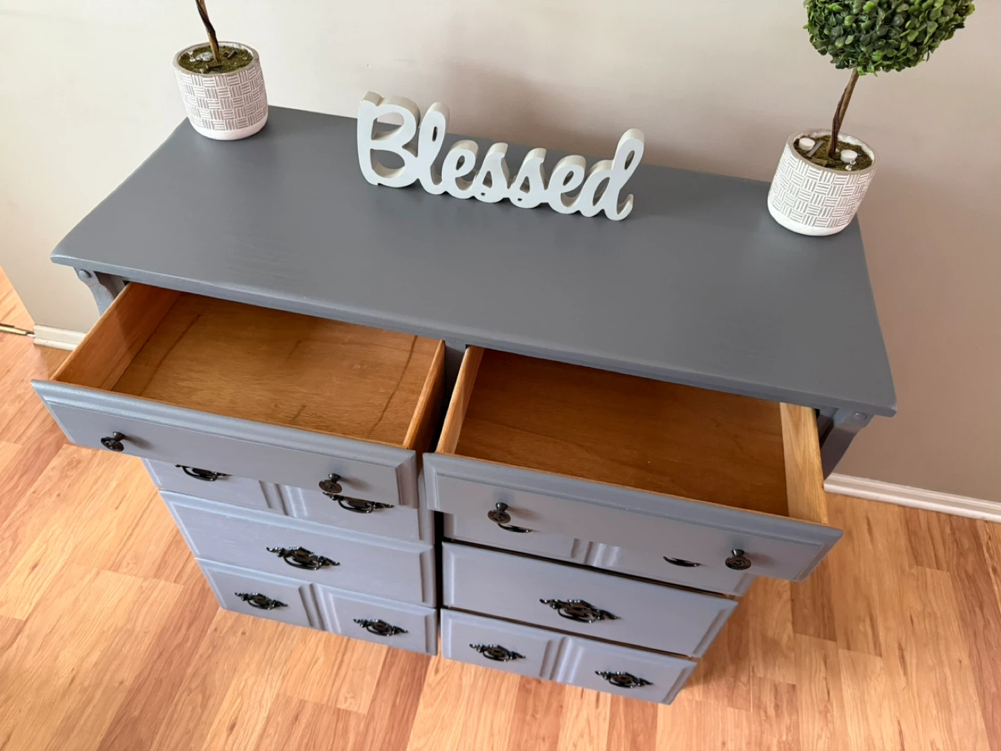 ✨🩶Gorgeous solid oak chest of drawers🩶✨ - photo 5