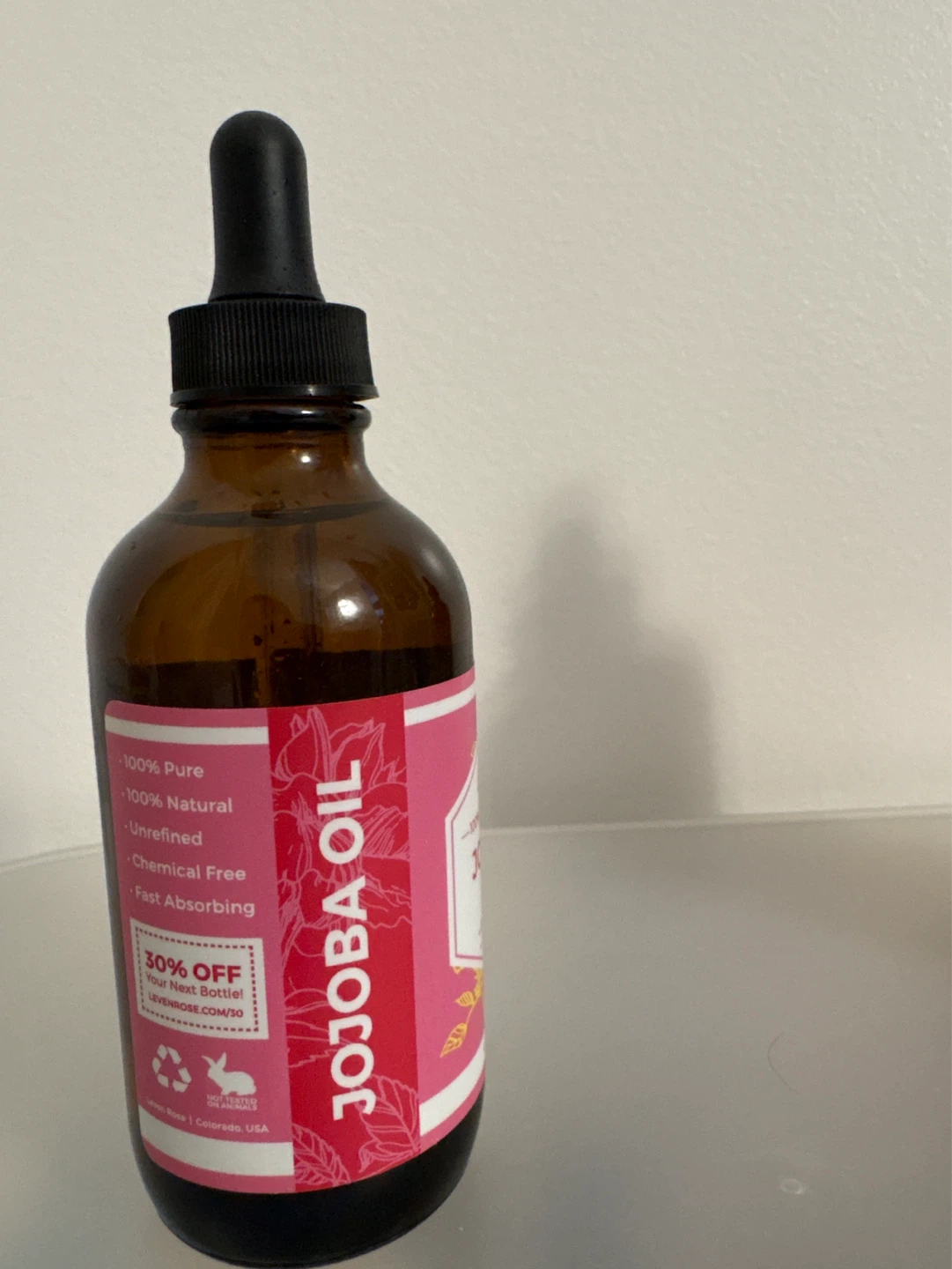 Leven Rose Jojoba Oil - 4 oz / 118 ml - photo 2