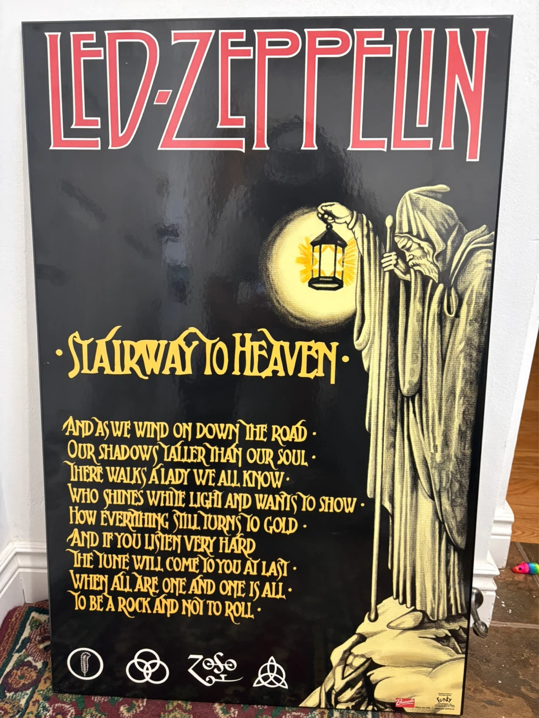 Led Zeppelin "Stairway to Heaven" Wall Art